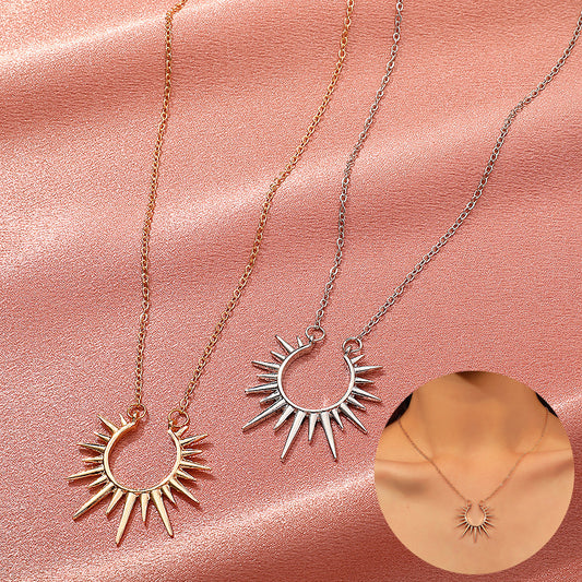 Retro Sunflower Necklace