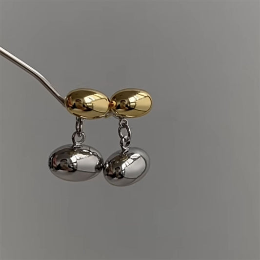 Salt Ball Stud Earrings